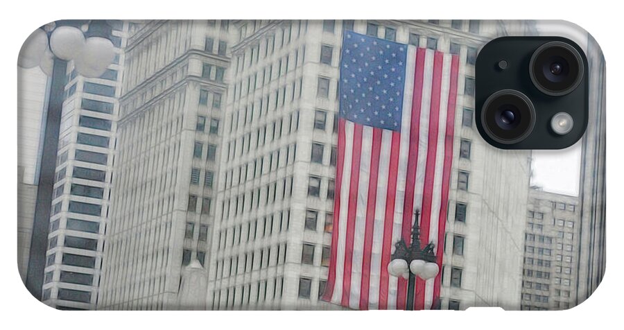 Patriotic Chicago - Phone Case