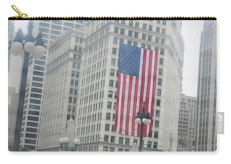 Patriotic Chicago - Zip Pouch