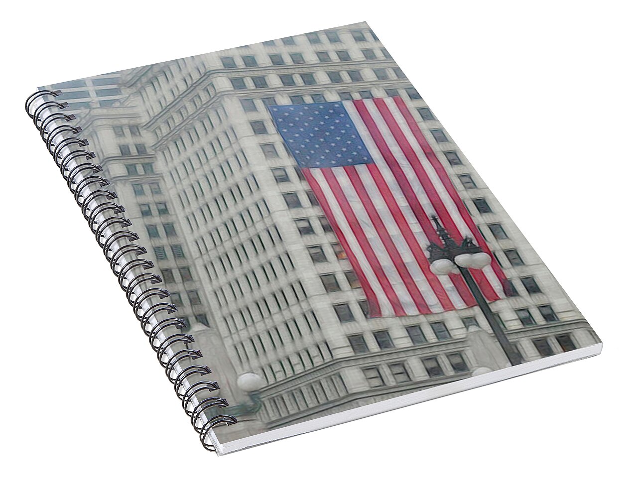 Patriotic Chicago - Spiral Notebook