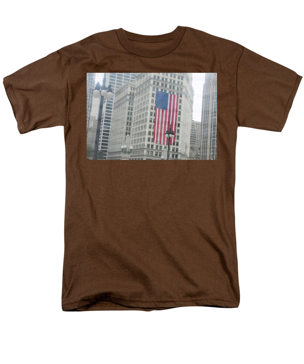 Patriotic Chicago - Men's T-Shirt  (Regular Fit)