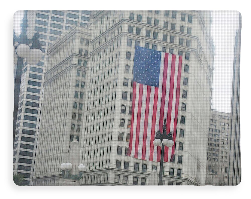 Patriotic Chicago - Blanket