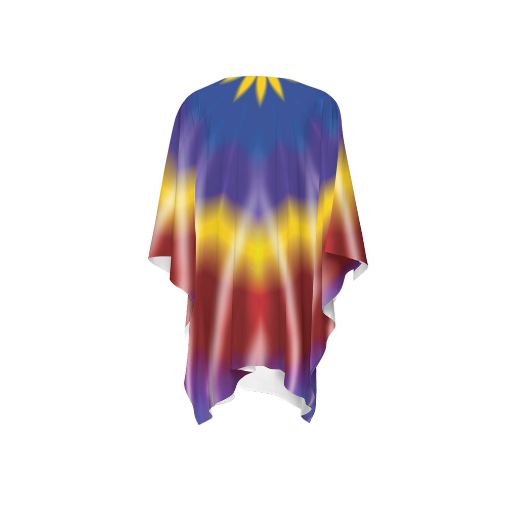 Rainbow Tie Dye Women's Silky-like Wrap-Ultra-Soft and Smooth