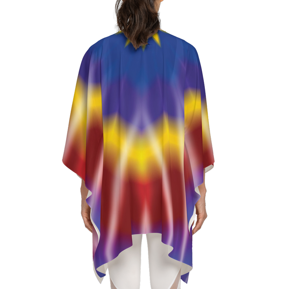 Rainbow Tie Dye Women's Silky-like Wrap-Ultra-Soft and Smooth