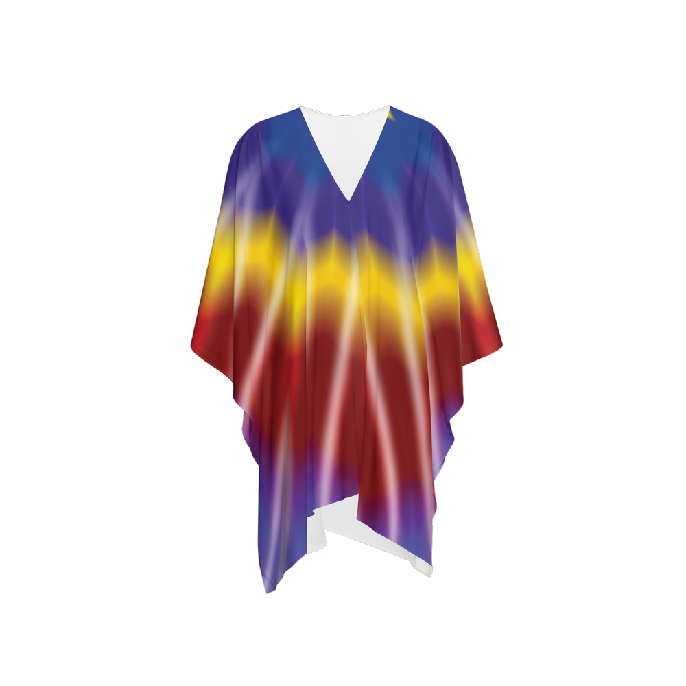 Rainbow Tie Dye Women's Silky-like Wrap-Ultra-Soft and Smooth