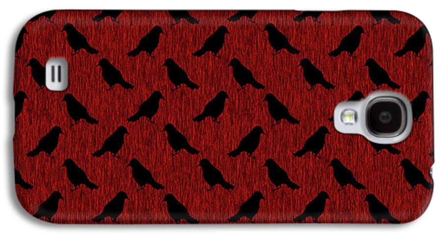 Ravens On Red - Phone Case