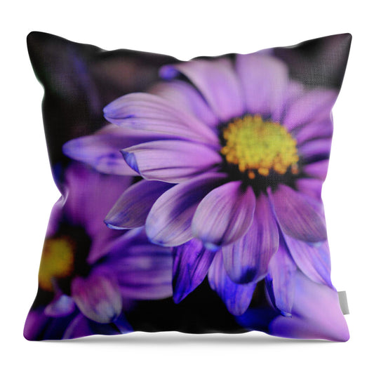 Raw Flowers 18 - Throw Pillow