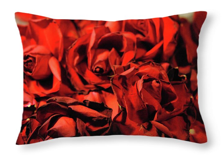 Raw Flowers 19 - Throw Pillow