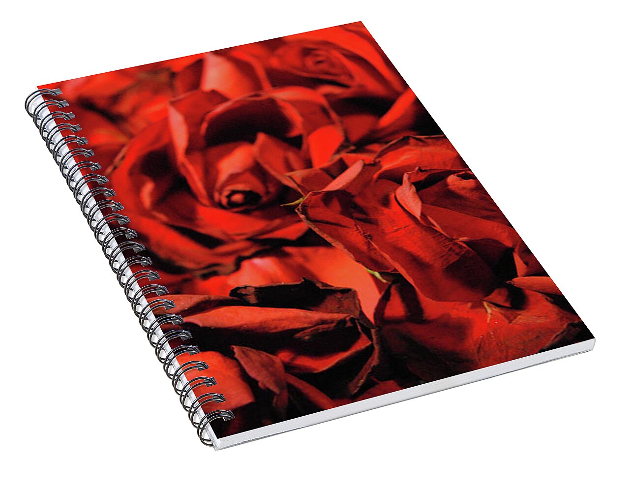 Raw Flowers 19 - Spiral Notebook