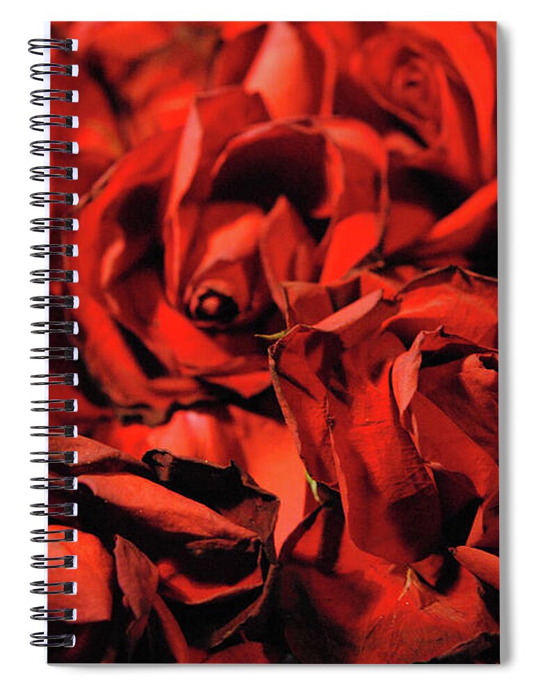 Raw Flowers 19 - Spiral Notebook