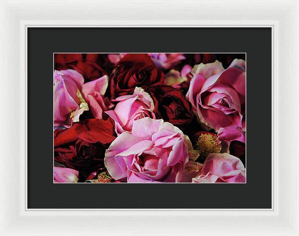 Raw Flowers 20 - Framed Print