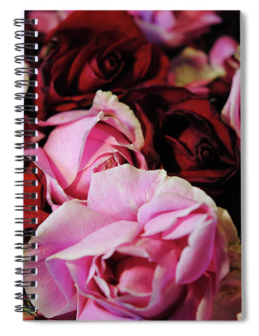 Raw Flowers 20 - Spiral Notebook