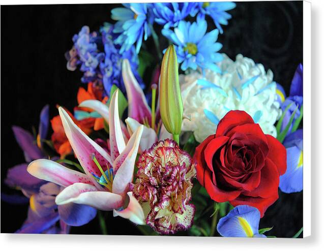 Raw Flowers 21 - Canvas Print