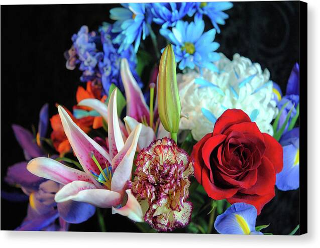 Raw Flowers 21 - Canvas Print