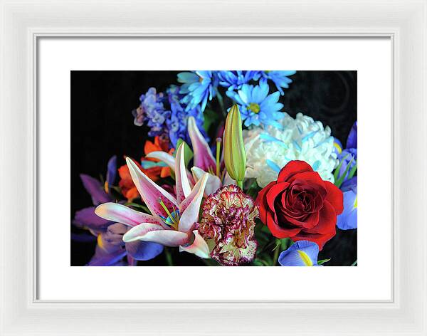 Raw Flowers 21 - Framed Print