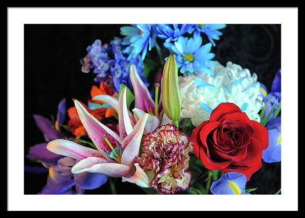 Raw Flowers 21 - Framed Print