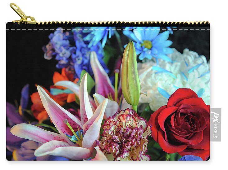 Raw Flowers 21 - Zip Pouch