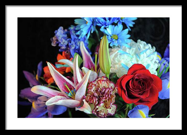 Raw Flowers 21 - Framed Print