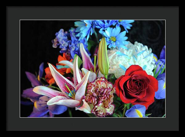 Raw Flowers 21 - Framed Print