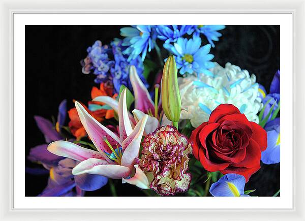 Raw Flowers 21 - Framed Print