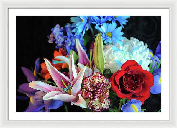 Raw Flowers 21 - Framed Print