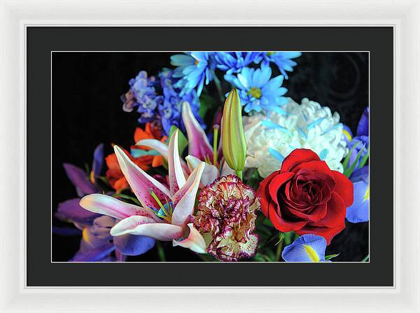 Raw Flowers 21 - Framed Print