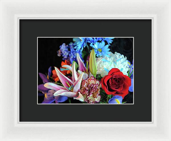 Raw Flowers 21 - Framed Print