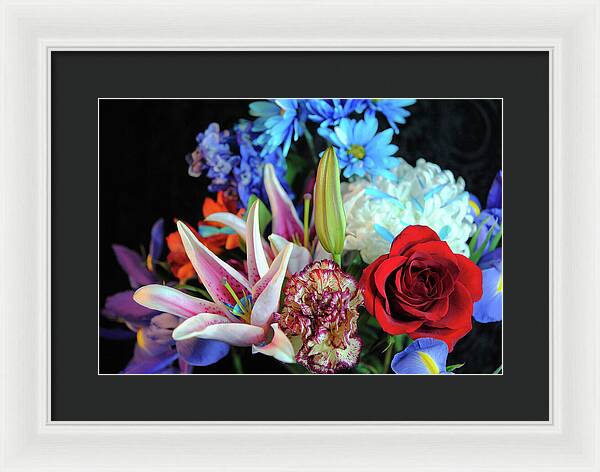 Raw Flowers 21 - Framed Print