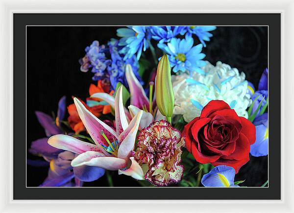 Raw Flowers 21 - Framed Print