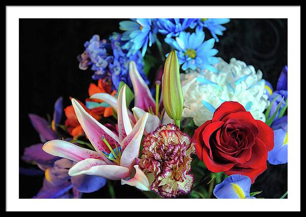 Raw Flowers 21 - Framed Print