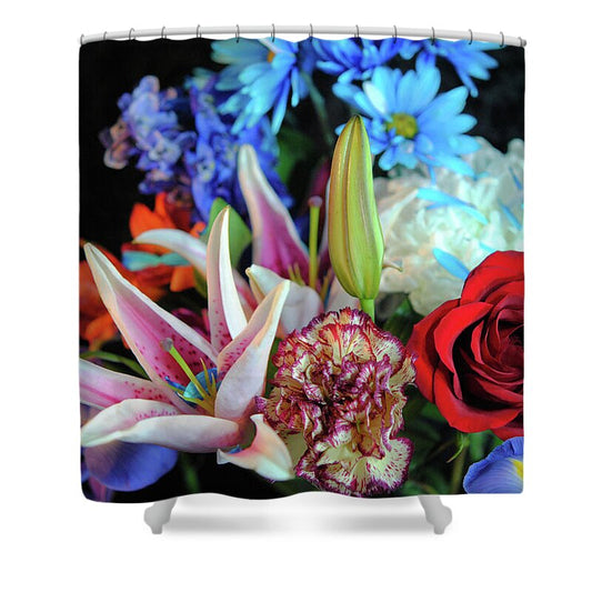 Raw Flowers 21 - Shower Curtain