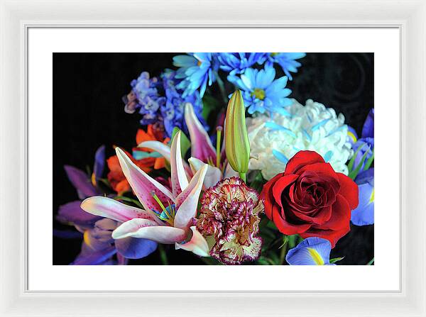 Raw Flowers 21 - Framed Print