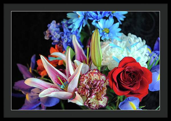 Raw Flowers 21 - Framed Print