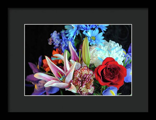 Raw Flowers 21 - Framed Print