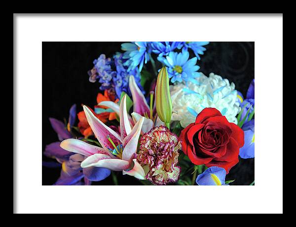 Raw Flowers 21 - Framed Print