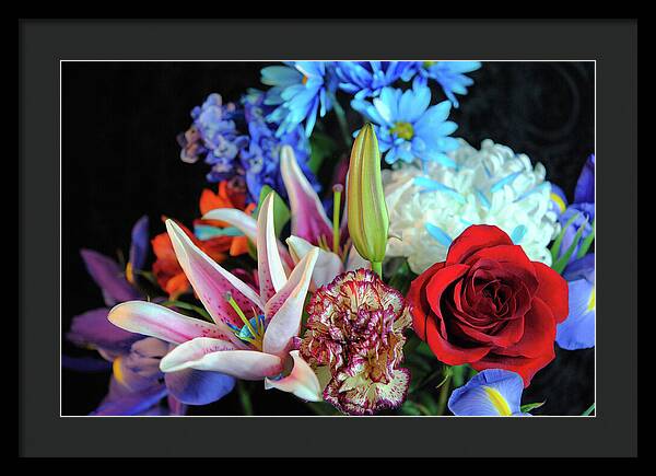 Raw Flowers 21 - Framed Print