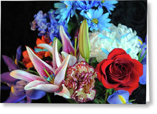 Raw Flowers 21 - Greeting Card