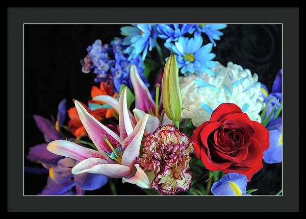 Raw Flowers 21 - Framed Print