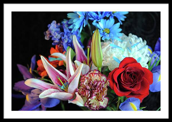 Raw Flowers 21 - Framed Print