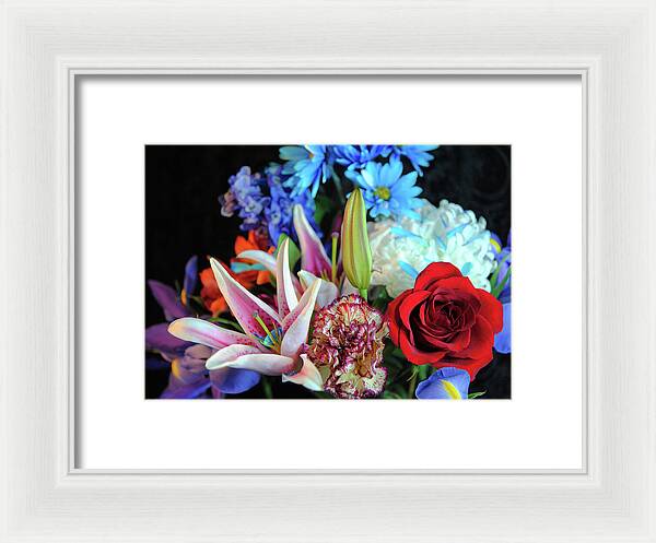 Raw Flowers 21 - Framed Print