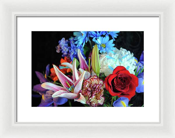 Raw Flowers 21 - Framed Print