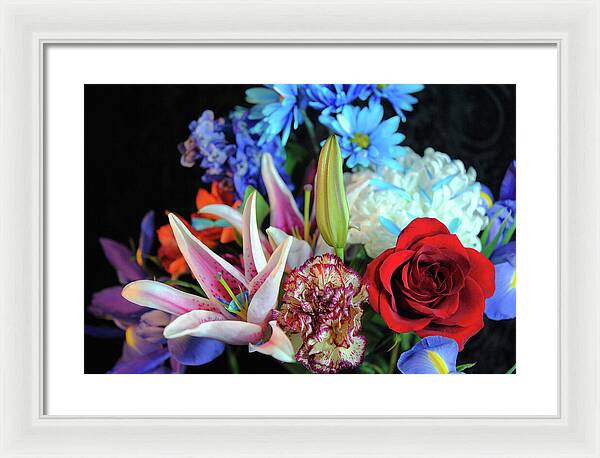 Raw Flowers 21 - Framed Print