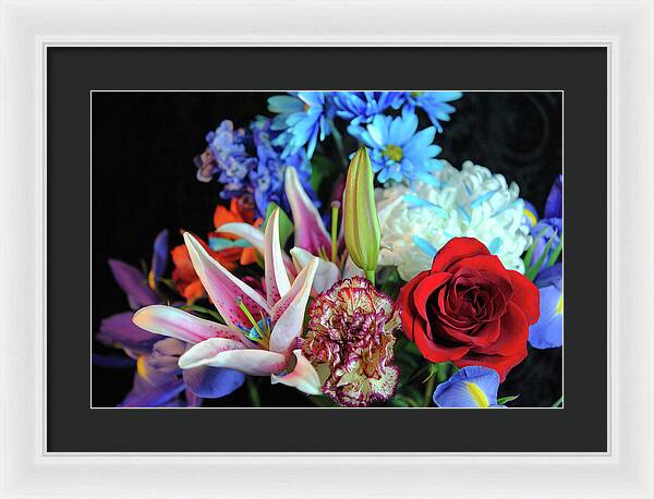 Raw Flowers 21 - Framed Print