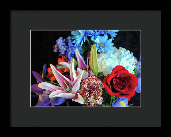 Raw Flowers 21 - Framed Print