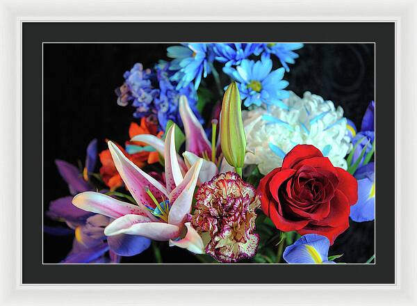 Raw Flowers 21 - Framed Print