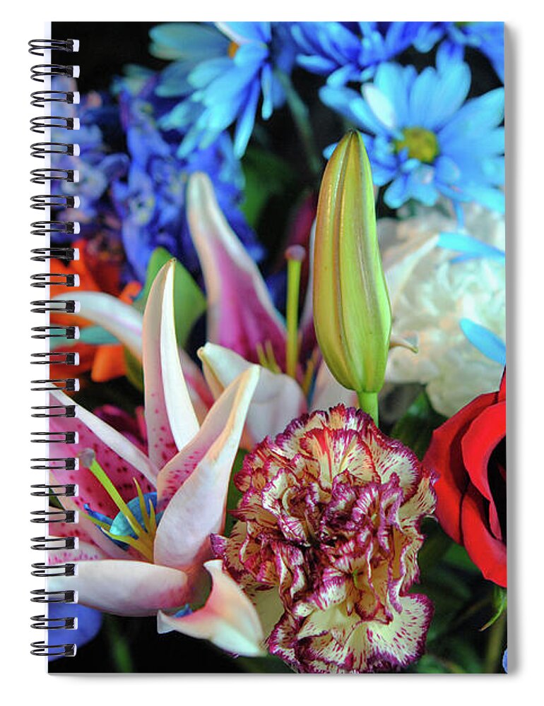 Raw Flowers 21 - Spiral Notebook