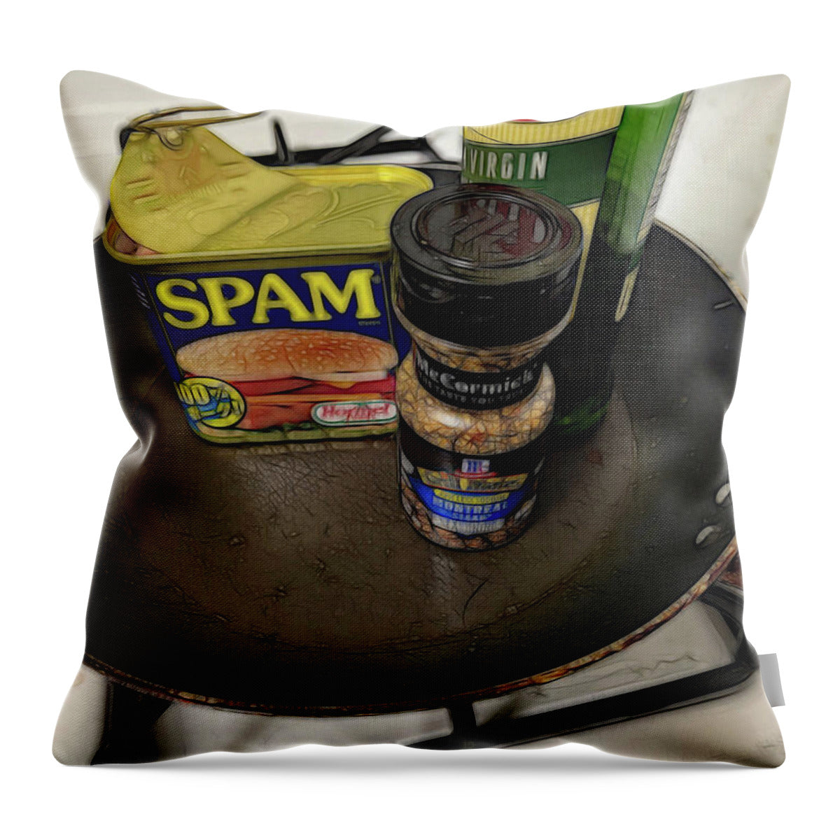 Spamalot - Throw Pillow