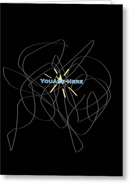 String Theory Humor - Greeting Card