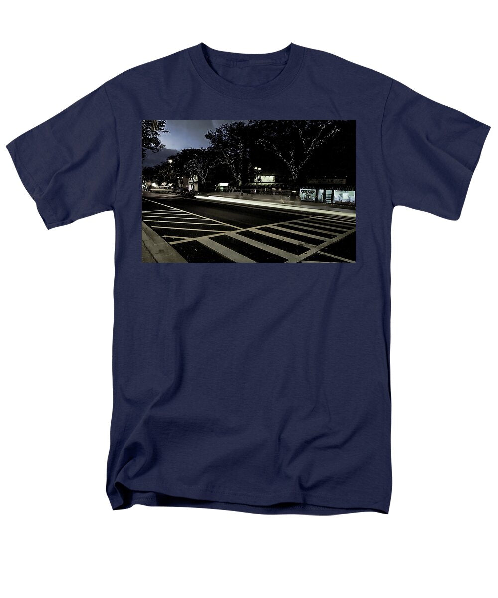 Summer Light Trail In An Antioch Evening - Men's T-Shirt  (Regular Fit)