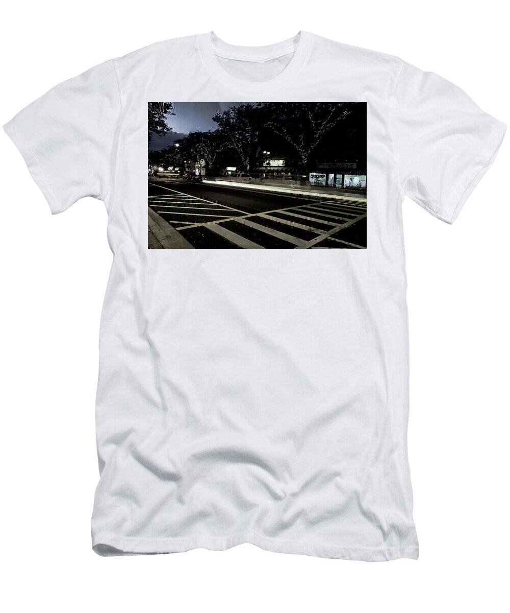 Summer Light Trail In An Antioch Evening - T-Shirt