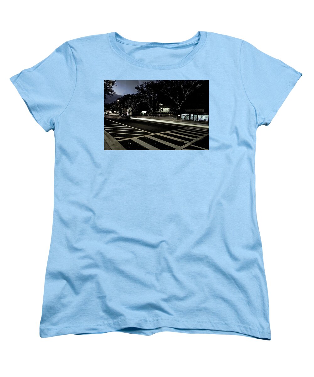 Summer Light Trail In An Antioch Evening - Women's T-Shirt (Standard Fit)